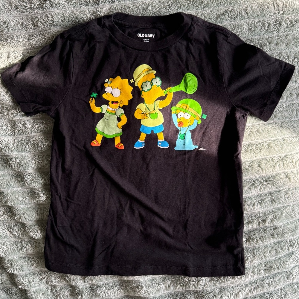 Old Navy Kids Black Graphic T-Shirt